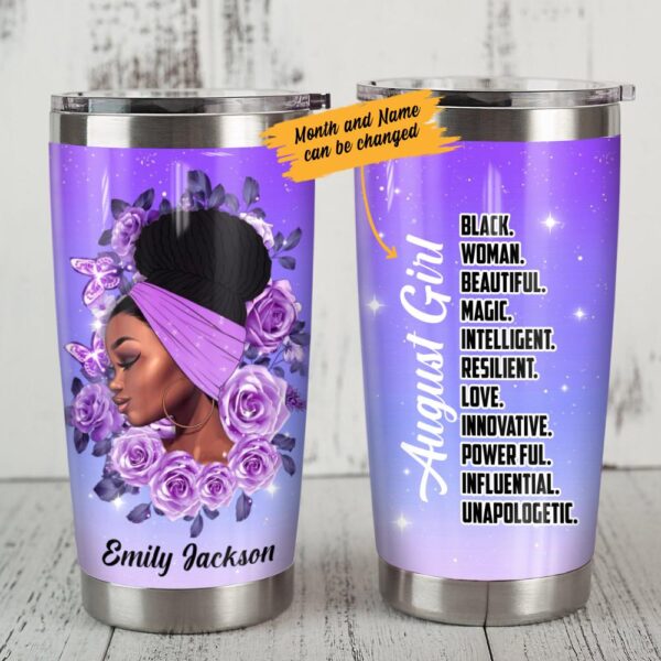 10 pcs x Personalized Bwa Purple Rose Steel JJ72