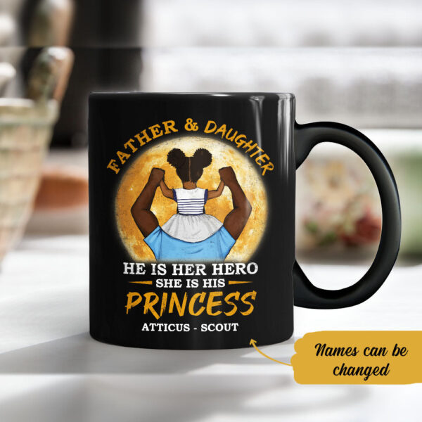Personalized Bwa Dad And Daughter Best Friend Mug